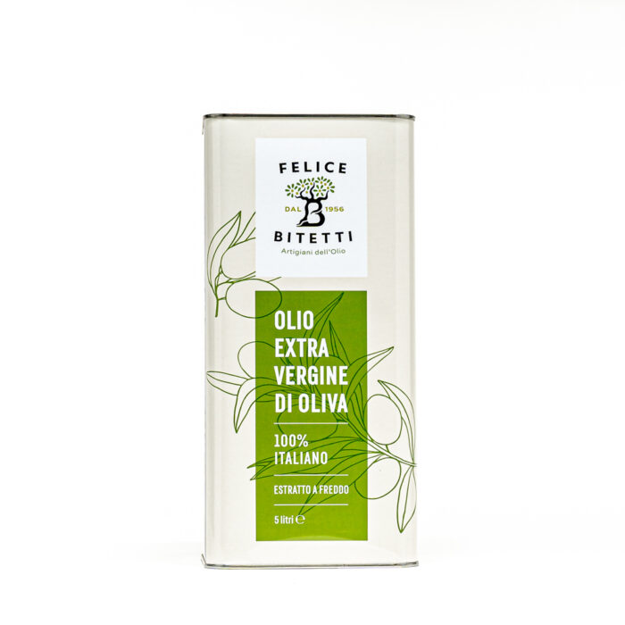 lattina 5 litri olio extravergine di oliva pugliese